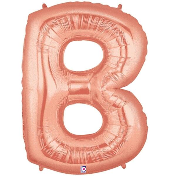 Loftus International Megaloon Letter B Rose Gold Balloon B1-5902RG